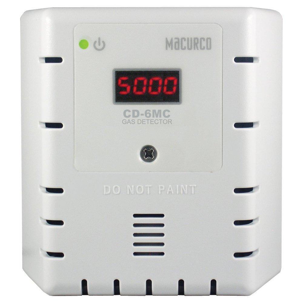 WHITE HOUSING-CARBON DIOXIDE CO2 FIXED GAS DETECTOR & CONTROLLER, MANUAL CALIBRATION ONLY 