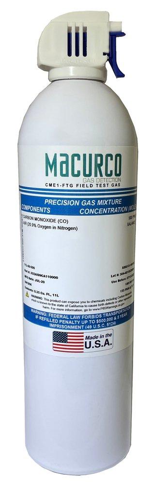 CARBON MONOXIDE CO FIELD TEST GAS 11L 500 PPM AEROSOL-12 PACK 