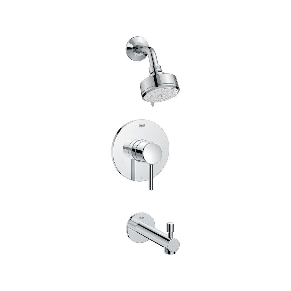 CONCETTO PRESSURE BALANCE VALVE TUB/SHOWER COMBO 