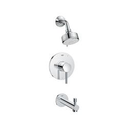 Single Handle Multi Function Bathtub & Shower Faucet in Chrome (Trim Only)