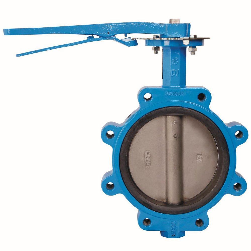 8 in. Series 88 Ductile Iron Full Lug Butterfly Valve with Lever Handle 