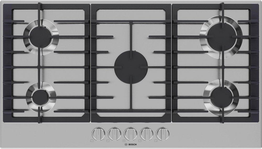 300 SERIES,36 GAS COOKTOP,5 BURNER,SS 