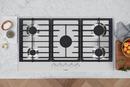 36 in. 5 Burner Gas Cooktop in Stainless Steel 