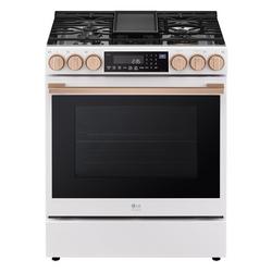 29-87/100 in. 4-Burner Gas Slide-In Range in Essence White