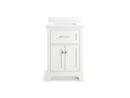 25 x 22-7/16 in. Wall Mount Vanity in White 