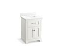 25 x 22-7/16 in. Wall Mount Vanity in White 