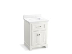 25 x 22-7/16 in. Wall Mount Vanity in White