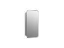 15 x 30 in. Soft Rectangle Framed Medicine Cabinet in Polished Chrome