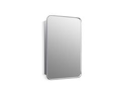 22 x 34 in. Soft Rectangle Framed Medicine Cabinet inPolished Chrome