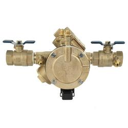 3/4 in Bronze FPT Reduced Pressure Zone Assembly with Quarter-Turn Ball Valves, Flood Sensor and Test Cocks