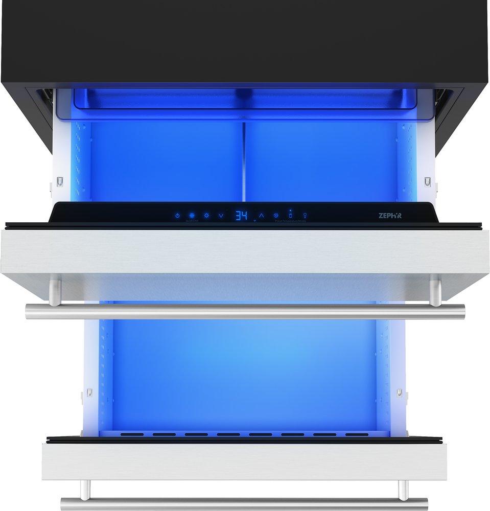 PRESRV REFRIGERATOR DRAWERS 24 SS 1 ZONE 