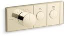 Single Handle Thermostatic Valve Trim in Vibrant® French Gold