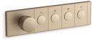 Single Handle Thermostatic Valve Trim in Vibrant® Brushed Bronze