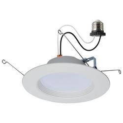 4in. LED Recessed Downlight, 10W, 3000K, White Trim