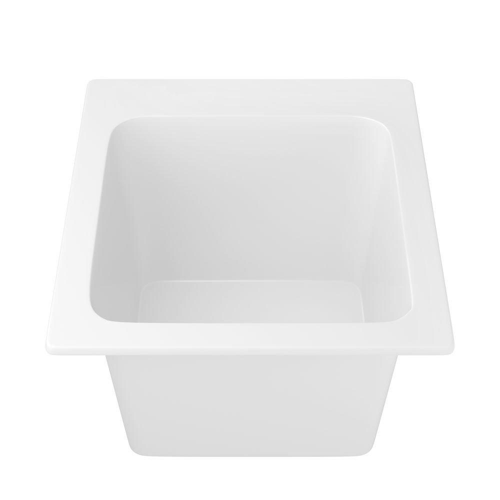 17 x 20 in. Single Basin Drop-In Laundry Sink 