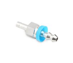 3/8 in. Hose Barb x 3/8 in. Tube Stub 316 Stainless Steel Push On Hose Adapter Double Ferrule Pre-Swaged
