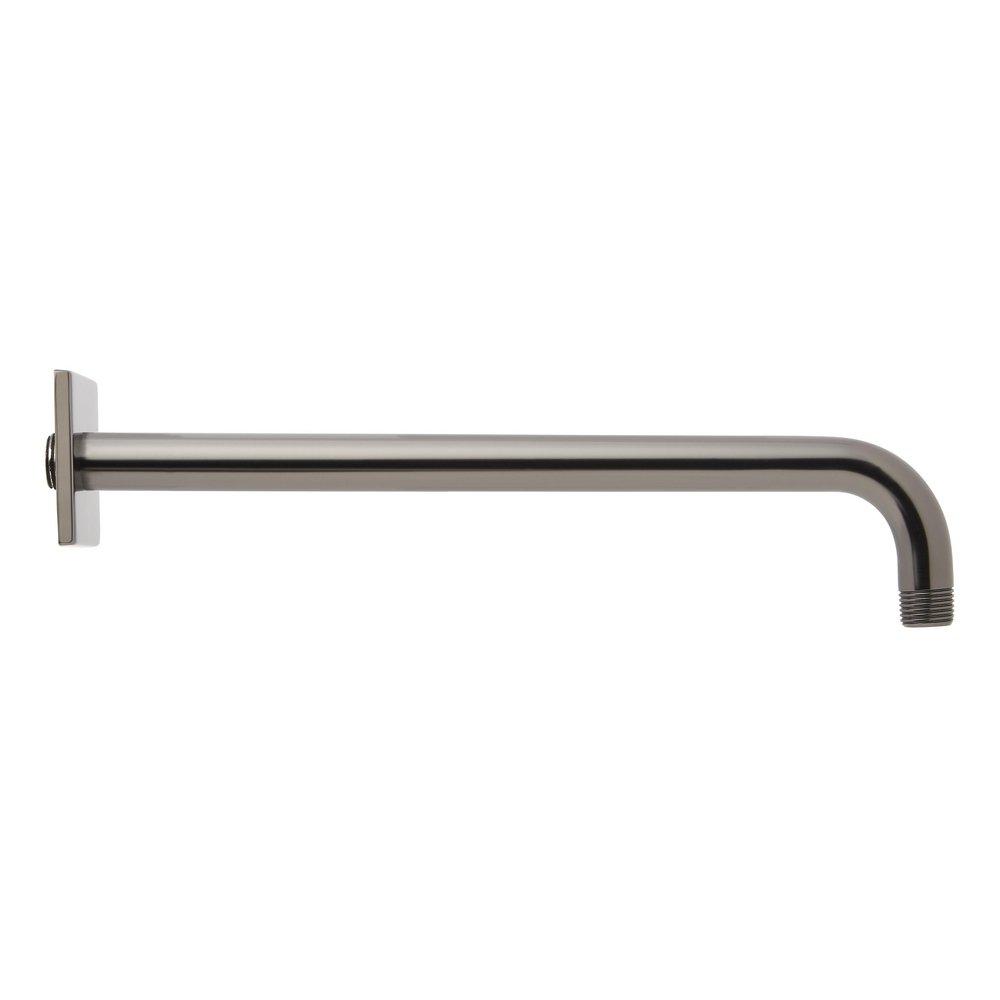 12 in. Wall Mount Shower Arm in Gunmetal 