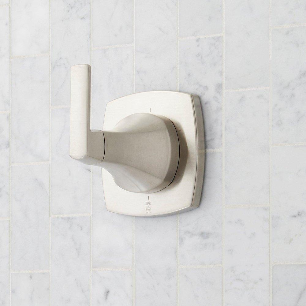 Signature Hardware Brushed Nickel Single Handle Bathtub & Shower Faucet (Trim Only) 