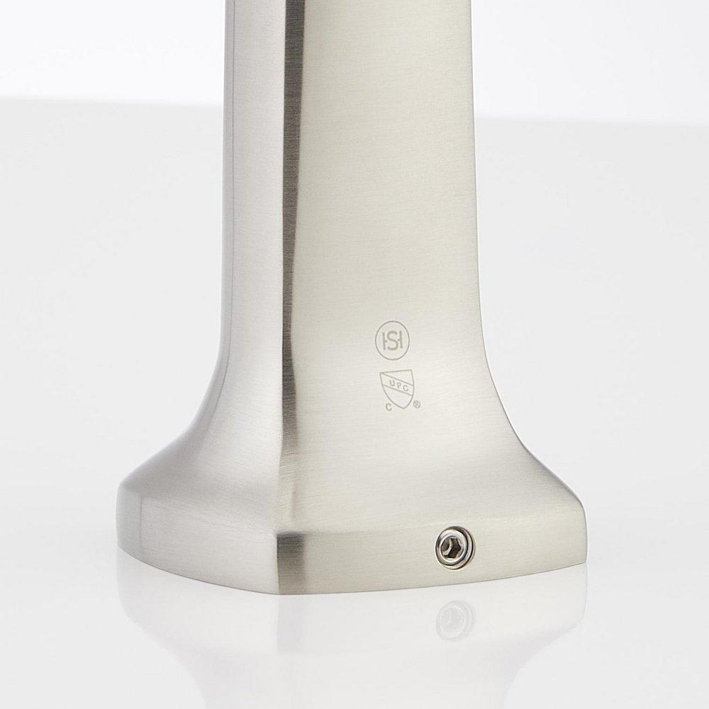 Signature Hardware Brushed Nickel Two Handle Wall Mount Tub Filler 