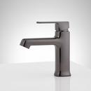 Signature Hardware Gunmetal Single Handle Monoblock Bathroom Sink Faucet 
