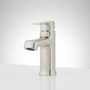 Single Handle Monoblock Bathroom Sink Faucet in Brushed Nickel