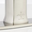 Signature Hardware Brushed Nickel Single Handle Monoblock Bathroom Sink Faucet 