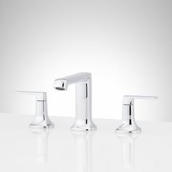 Two Handle Widespread Bathroom Sink Faucet in Chrome