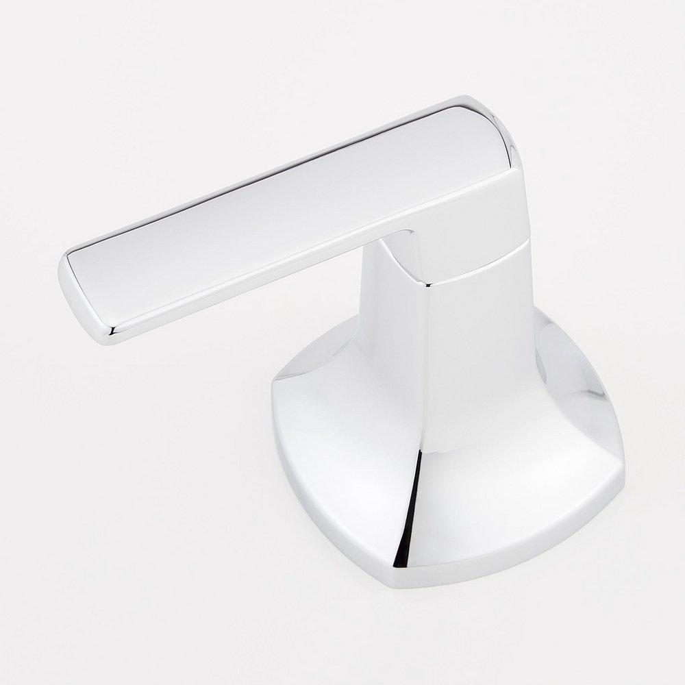 Signature Hardware Chrome Two Handle Widespread Bathroom Sink Faucet 