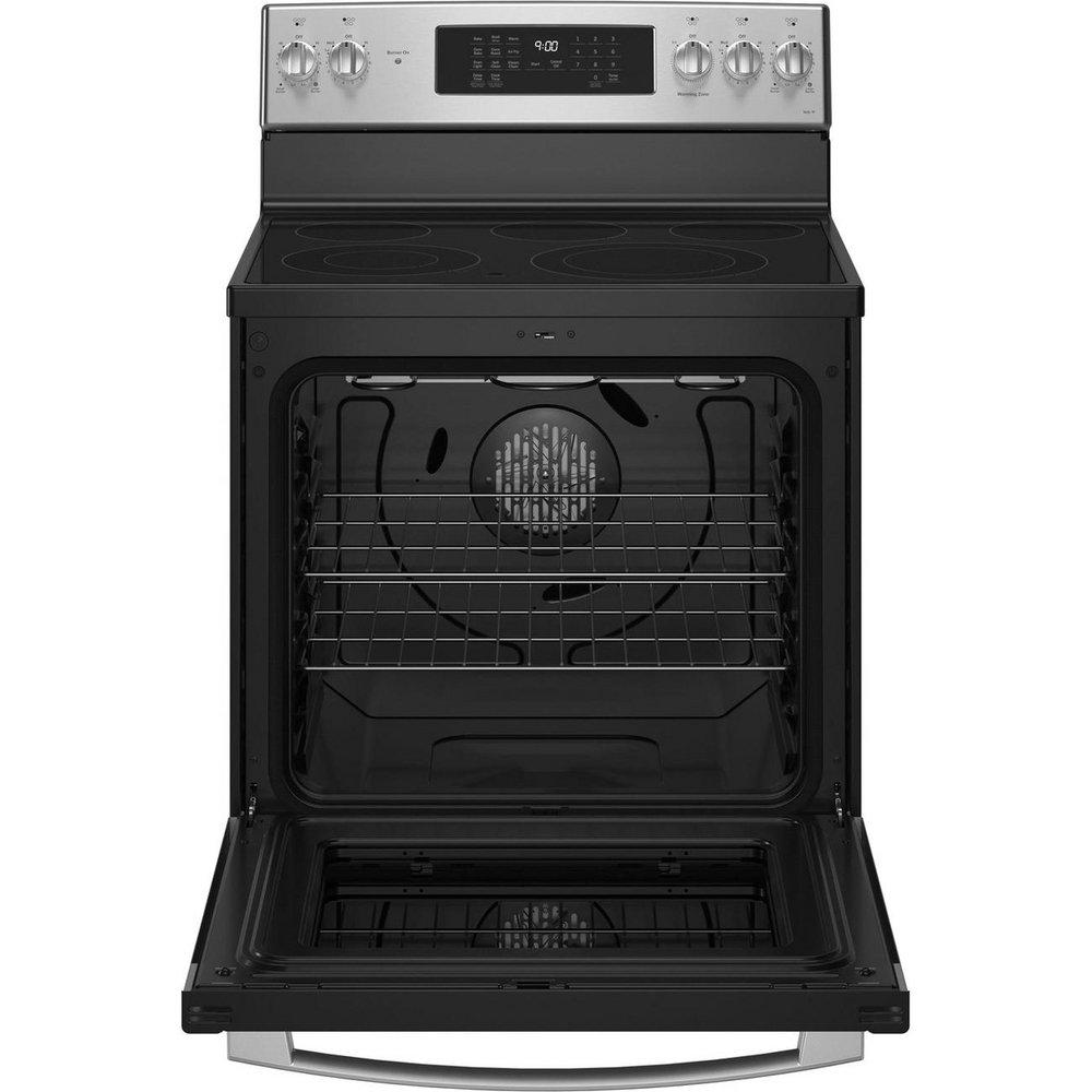 GE® Stainless Steel 30 in. 4-Burner Gas Freestanding Range 