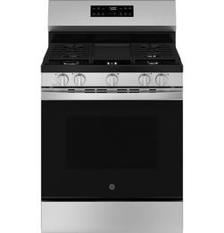 30 in. 4-Burner Gas Freestanding Range with Crisp Mode in Stainless Steel