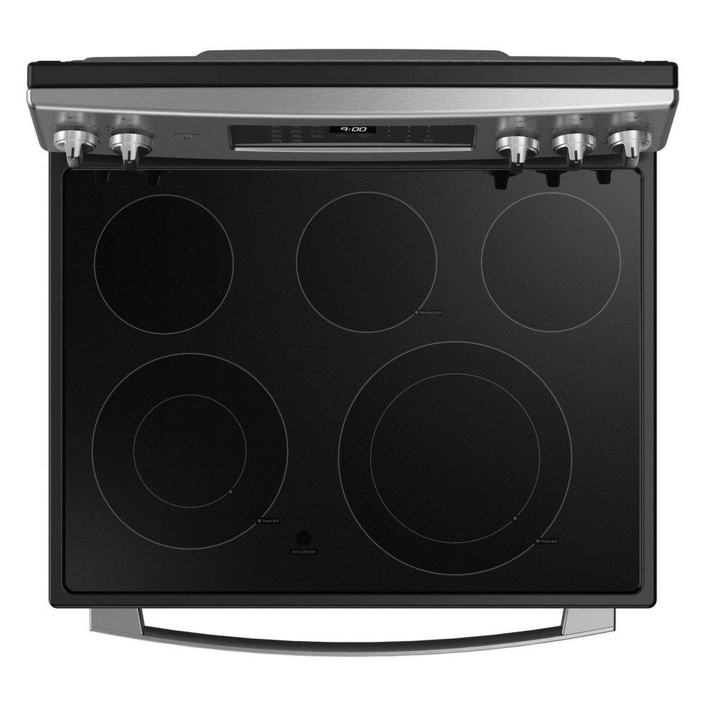 GE&reg; Stainless Steel 30 in. 4-Burner Gas Freestanding Range with Crisp Mode 