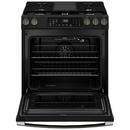 GE® Fingerprint Resistant Slate 30 in. 4-Burner Gas Slide-In Range with Griddle and No Preheat Air Fry 