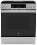 GE&reg; Fingerprint Resistant Stainless Steel 30 in. 4-Burner Gas Slide-In Range with Griddle and No Preheat Air Fry 