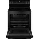 GE&reg; Black 30 in. 4-Burner Electric Freestanding Range 