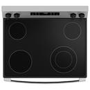 GE&reg; Stainless Steel 30 in. 4-Burner Electric Freestanding Range 