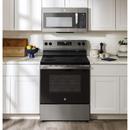 GE&reg; Stainless Steel 30 in. 4-Burner Electric Freestanding Range 
