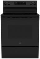 GE&reg; Black 30 in. 4-Burner Electric Freestanding Range 
