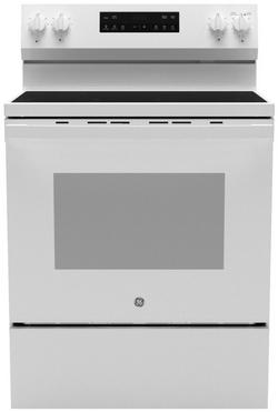 30 in. 4-Burner Electric Freestanding Range in White