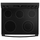 GE&reg; Black "30 in. 4-Burner Electric Freestanding Range with Crisp Mode" 