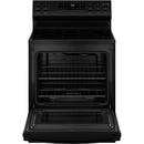 GE&reg; Black 30 in. 4-Burner Electric Freestanding Range with Crisp Mode 