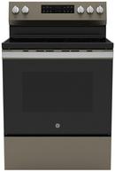GE&reg; Fingerprint Resistant Stainless Steel 30 in. 4-Burner Electric Freestanding Range with Crisp Mode