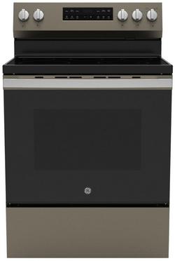 30 in. 4-Burner Electric Freestanding Range with Crisp Mode in Fingerprint Resistant Slate