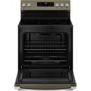 GE&reg; Slate "30 in. 4-Burner Electric Freestanding Range with Crisp Mode" 