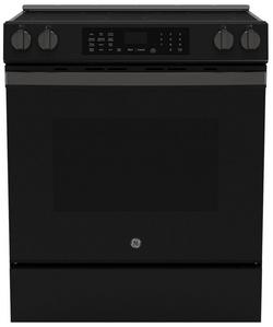 30 in. 5-Burner Electric Slide-In Range with No Preheat Air Fry in Black