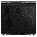GE&reg; Black 30 in. 5-Burner Electric Slide-In Range with No Preheat Air Fry 