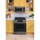 GE&reg; Fingerprint Resistant Slate 30 in. 5-Burner Electric Slide-In Range with No Preheat Air Fry 