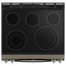 GE&reg; Fingerprint Resistant Slate 30 in. 5-Burner Electric Slide-In Range with No Preheat Air Fry 