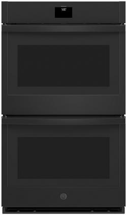29-3/4 in. 5 cu. ft./10 cu. ft. Double Wall Oven in Black