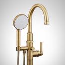 GREYFIELD FREESTANDING TUB FAUCET AND ROUGH-IN VALVE WITHOUT STOPS - AGED BRASS 