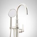 GREYFIELD FREESTANDING TUB FAUCET AND ROUGH-IN VALVE WITHOUT STOPS - POLISHED NICKEL 